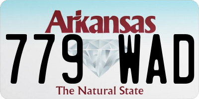 AR license plate 779WAD