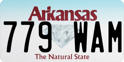 AR license plate 779WAM