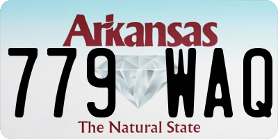 AR license plate 779WAQ