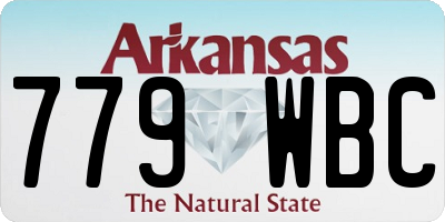 AR license plate 779WBC