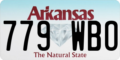 AR license plate 779WBO