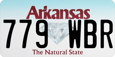 AR license plate 779WBR