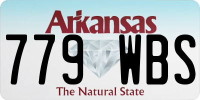 AR license plate 779WBS