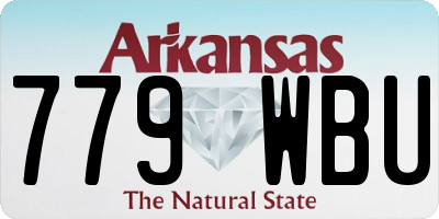 AR license plate 779WBU