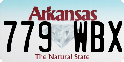 AR license plate 779WBX