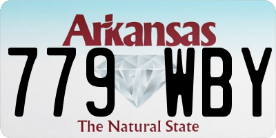 AR license plate 779WBY
