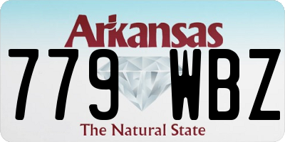 AR license plate 779WBZ