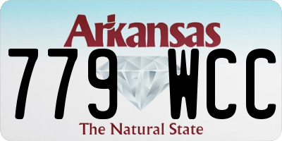 AR license plate 779WCC