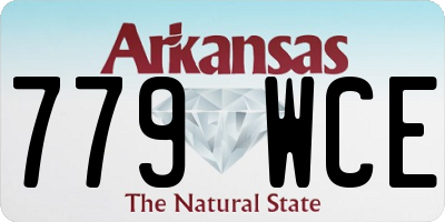 AR license plate 779WCE