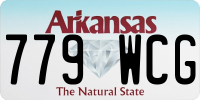 AR license plate 779WCG
