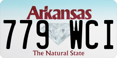 AR license plate 779WCI
