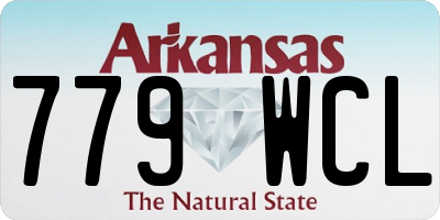 AR license plate 779WCL