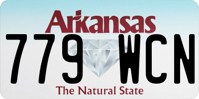 AR license plate 779WCN