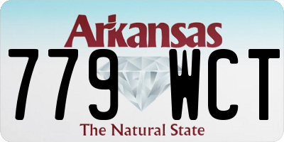 AR license plate 779WCT