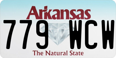 AR license plate 779WCW