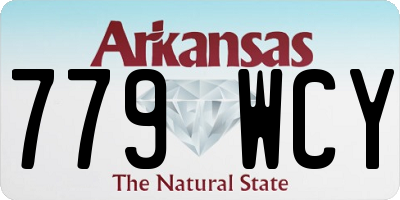 AR license plate 779WCY