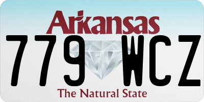 AR license plate 779WCZ