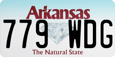 AR license plate 779WDG