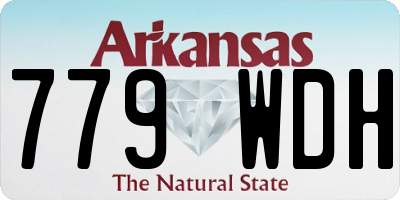 AR license plate 779WDH