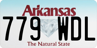 AR license plate 779WDL