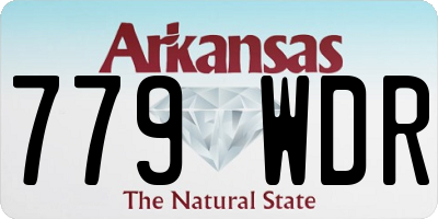 AR license plate 779WDR