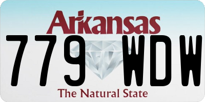 AR license plate 779WDW