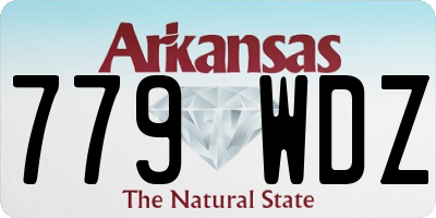 AR license plate 779WDZ