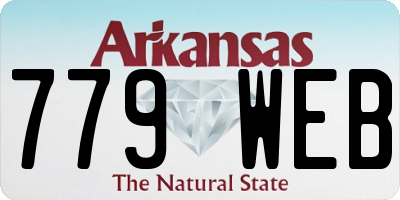 AR license plate 779WEB