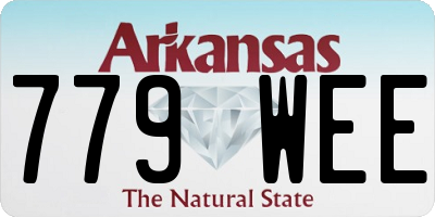 AR license plate 779WEE