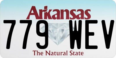 AR license plate 779WEV