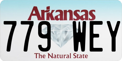 AR license plate 779WEY