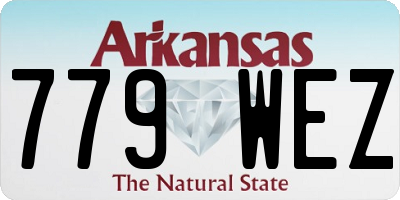 AR license plate 779WEZ