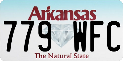 AR license plate 779WFC