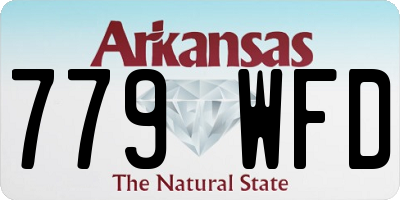 AR license plate 779WFD