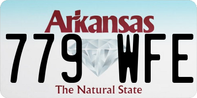 AR license plate 779WFE