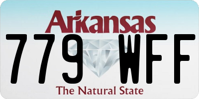 AR license plate 779WFF