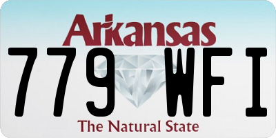 AR license plate 779WFI