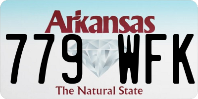 AR license plate 779WFK
