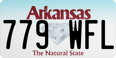 AR license plate 779WFL