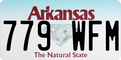 AR license plate 779WFM