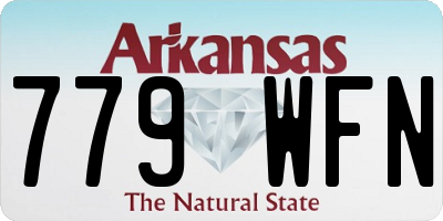 AR license plate 779WFN