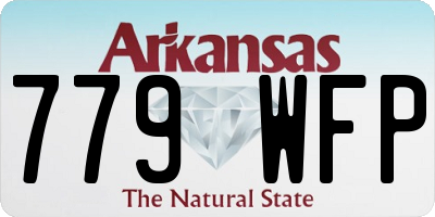AR license plate 779WFP