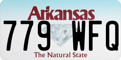 AR license plate 779WFQ
