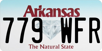 AR license plate 779WFR