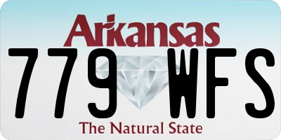 AR license plate 779WFS