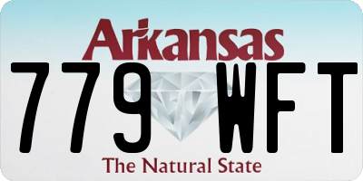 AR license plate 779WFT