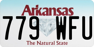 AR license plate 779WFU