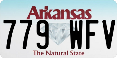 AR license plate 779WFV