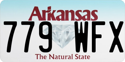 AR license plate 779WFX