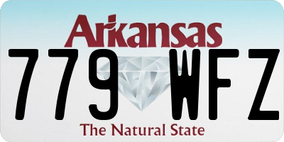 AR license plate 779WFZ